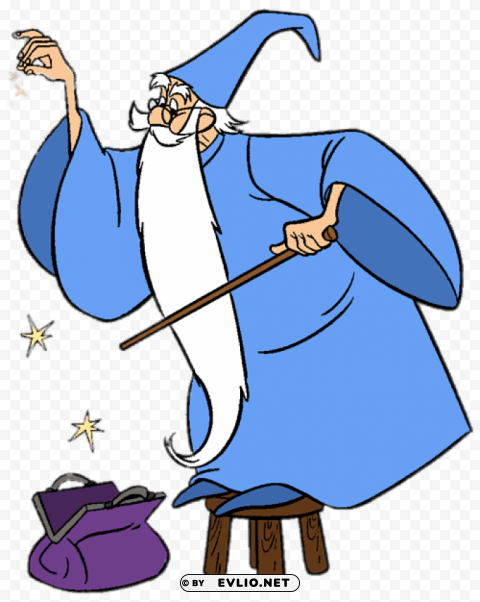 merlin adding some magic to his bag Free PNG images with transparent background
