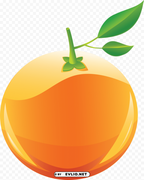 Orange Transparent PNG Isolated Illustrative Element