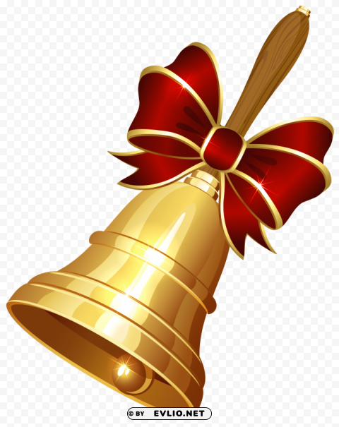 christmas golden bell Free PNG images with alpha transparency compilation