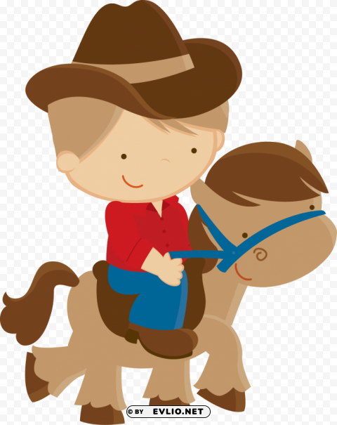 Cowboy PNG With Isolated Object And Transparency