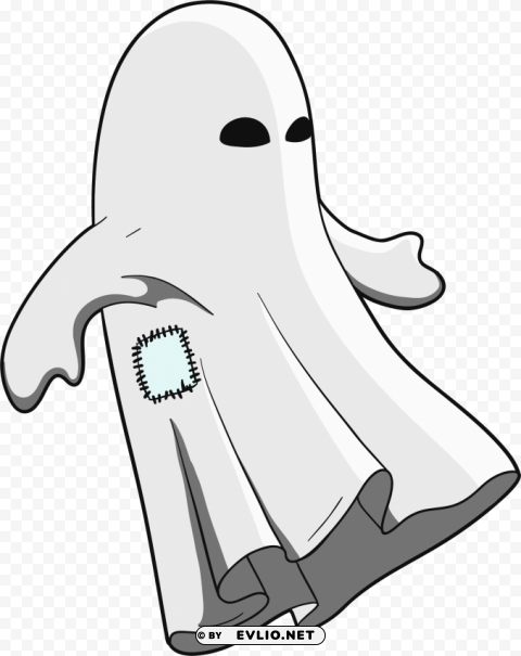 ghost PNG with clear overlay