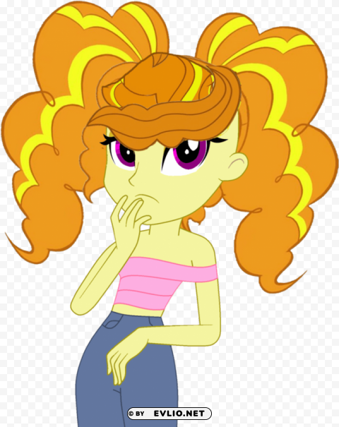 mlp adagio dazzle new look Isolated Object on Clear Background PNG