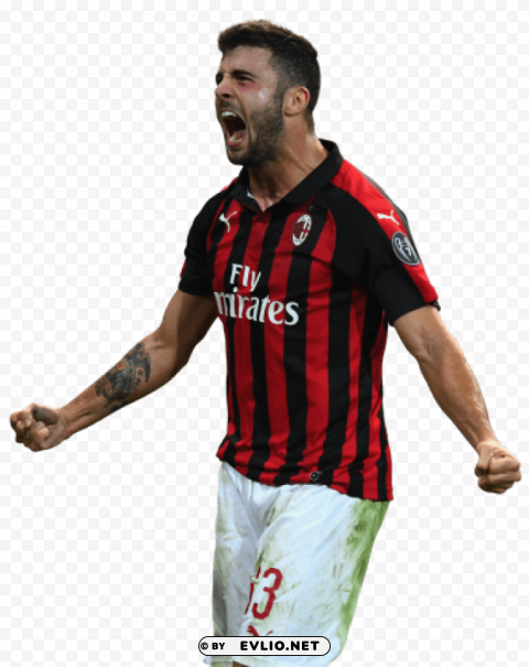 patrick cutrone Transparent background PNG images complete pack