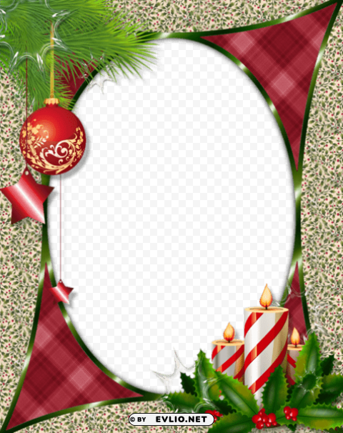 beautiful transparent christmas photo frame PNG images with no background essential