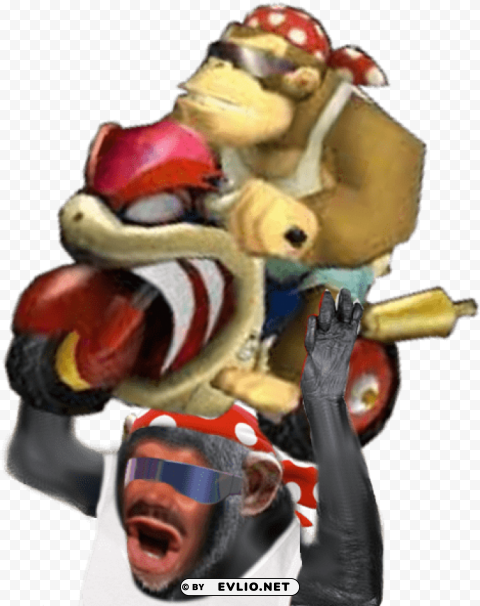 mario kart wii Transparent PNG Isolation of Item