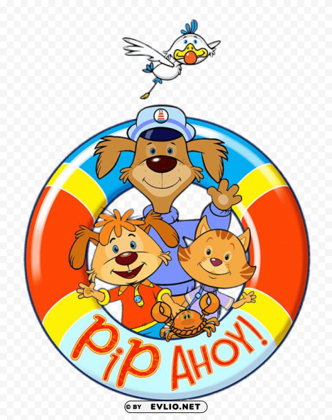 pip ahoy characters PNG transparent design