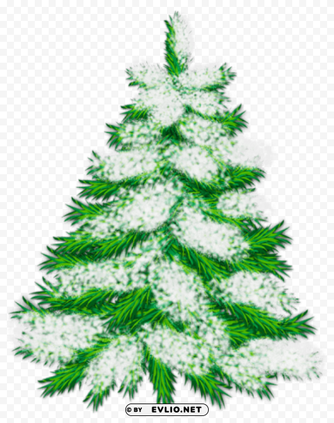 snowy tree PNG Graphic with Isolated Design