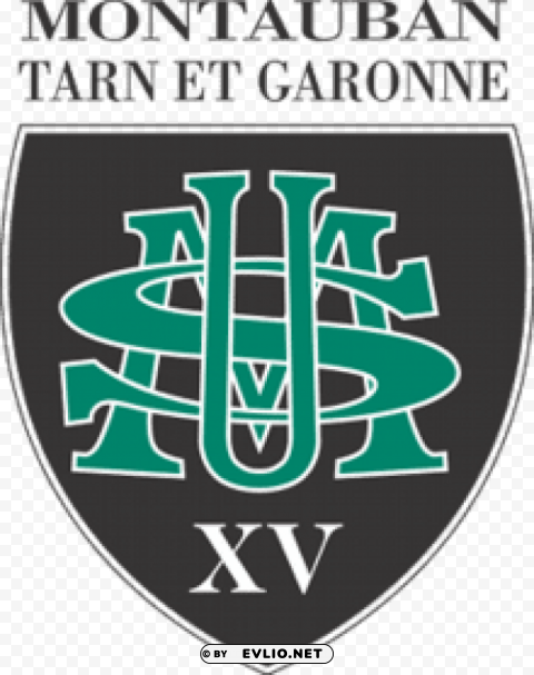 PNG image of us montauban rugby logo High-resolution PNG images with transparent background with a clear background - Image ID 68bd4c85