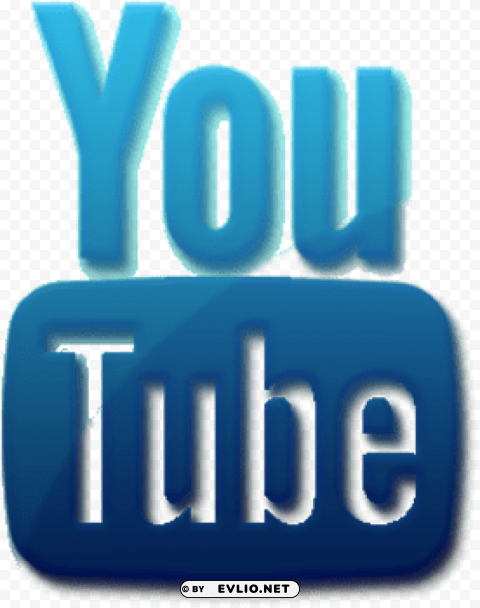 blue youtube logo PNG Image with Clear Background Isolated PNG transparent with Clear Background ID 6ec099d2