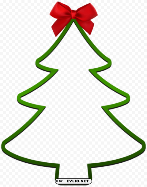 christmas tree decoration PNG isolated