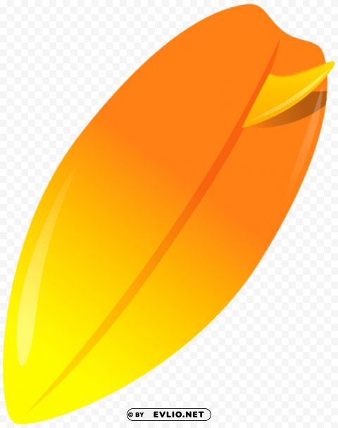 orange surfboard PNG Image Isolated with Transparency