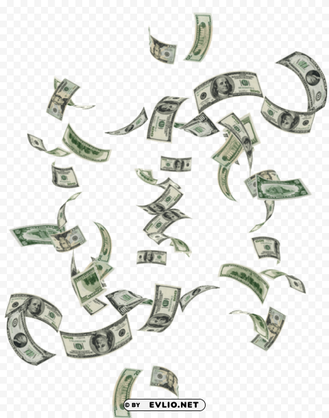 falling money Clear PNG pictures assortment
