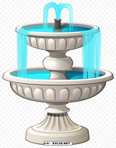 fountain Transparent PNG Isolated Illustrative Element