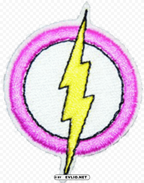 lightning bolt patch Isolated Item with Transparent PNG Background PNG transparent with Clear Background ID 2ef8883b