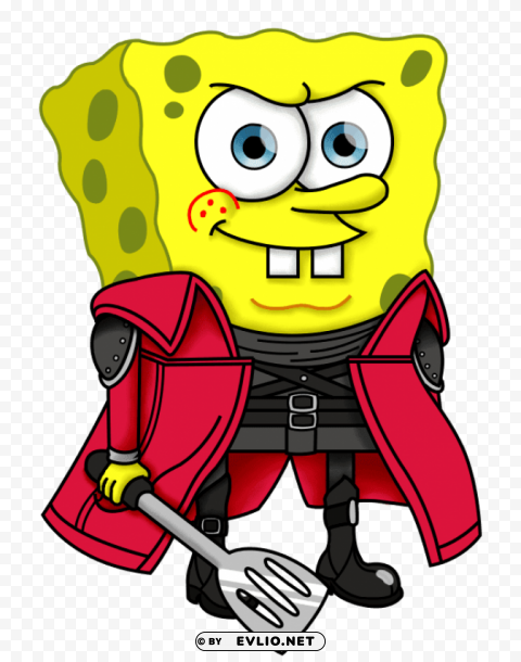 spongebob hero PNG images with alpha mask