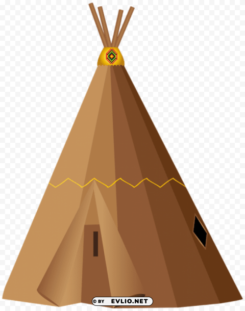 tipi tent PNG transparent graphic png images background -  image ID is d2f4a5fd