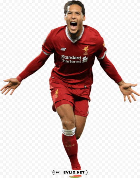 virgil van dijk PNG with Isolated Transparency