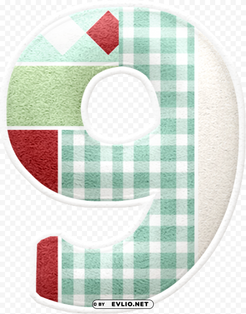 Christmas number 9 nine PNG files with no background free