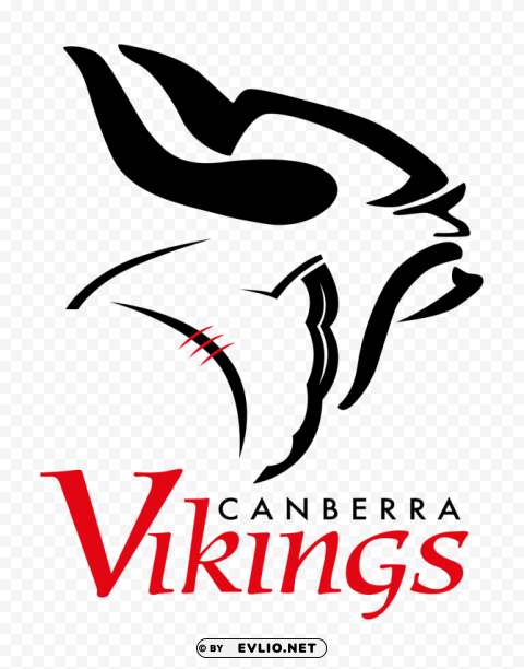 PNG image of canberra vikings rugby logo PNG picture with a clear background - Image ID d4eb05a6