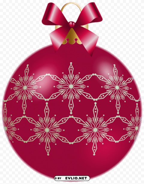 christmas red ornamental ball Clear PNG pictures free