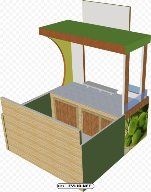 food cart design Clean Background Isolated PNG Graphic Detail