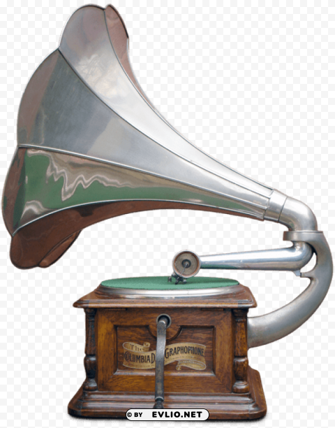 Clear gramophone columbia Isolated Item with HighResolution Transparent PNG PNG Image Background ID 0567fbb4