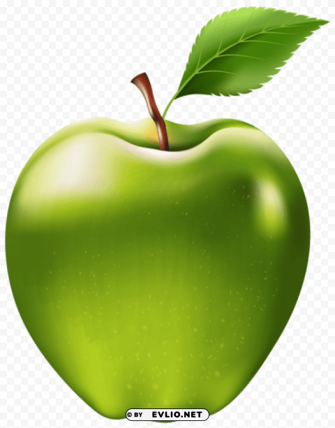 green apple transparent PNG format