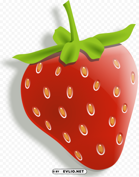 strawberry Clear PNG clipart png photo - 45b08858