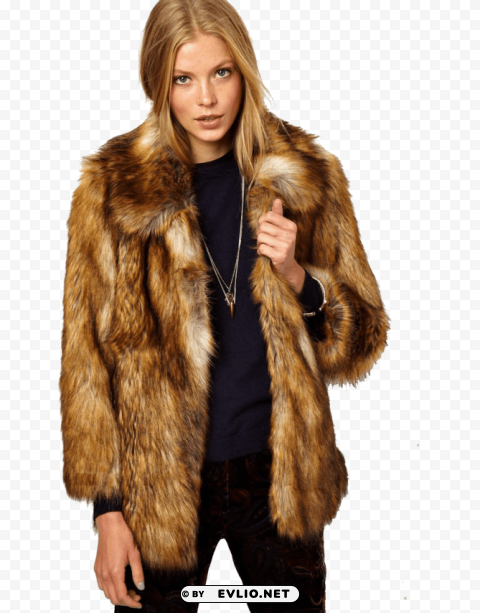 faux fur coat Transparent PNG vectors
