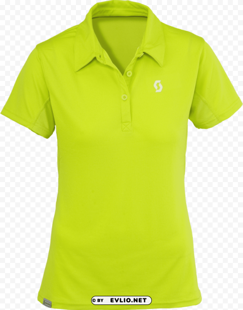 green polo shirt Transparent PNG Isolated Object with Detail