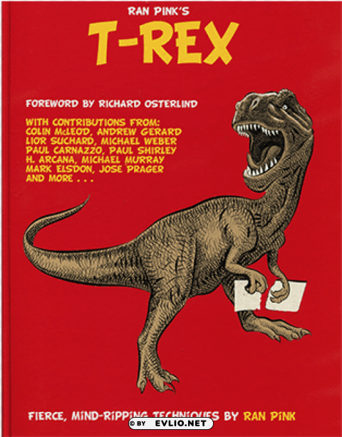 rex book and dvd by ran pink Isolated Subject with Clear Transparent PNG