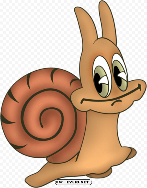 snail cartoon Transparent Background PNG Isolated Art