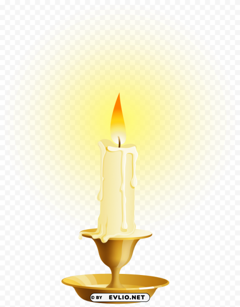white candle PNG Object Isolated with Transparency