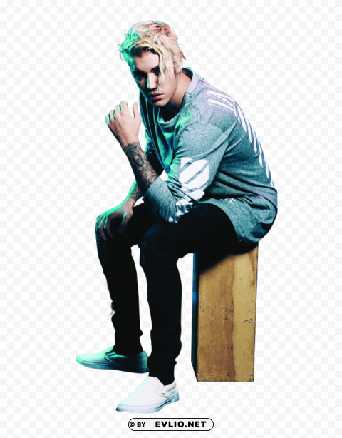 justin bieber green light Isolated Item with Transparent PNG Background