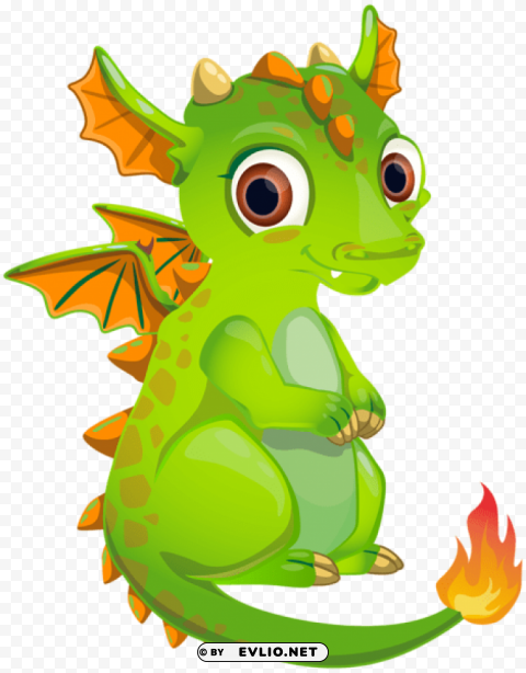 Little Dragon Transparent PNG Image Isolation