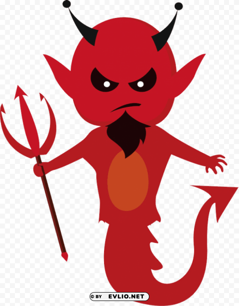 demon Clean Background Isolated PNG Illustration