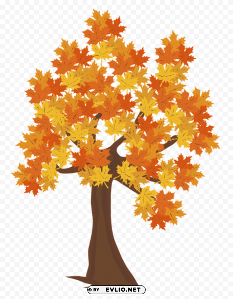 fall tree PNG transparent graphics for download