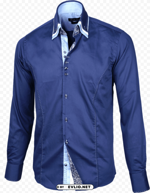 men's stylish shirt blue PNG images with transparent canvas assortment png - Free PNG Images ID c80620af