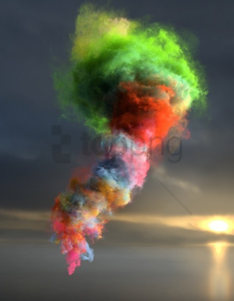 colorful tornado PNG format with no background