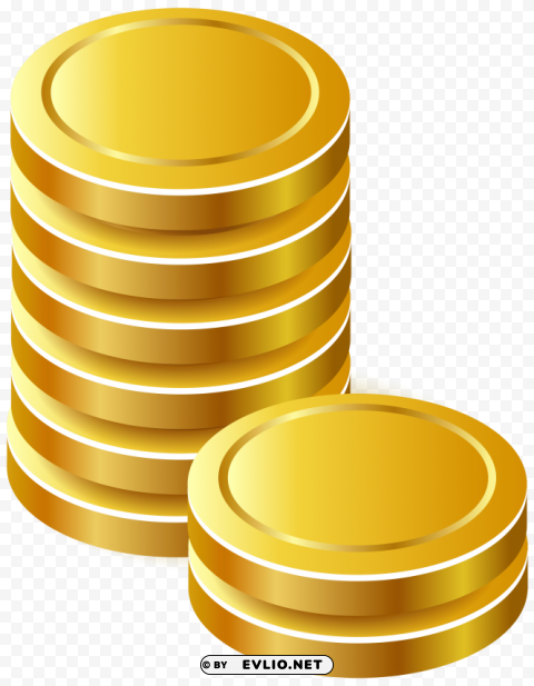 gold coins Isolated Element in HighQuality PNG