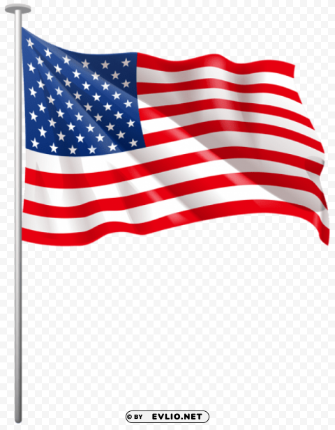 usa waving flag PNG photo without watermark