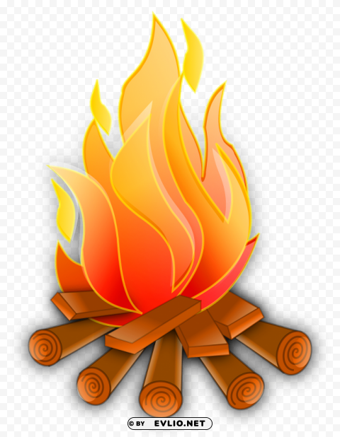 campfire vector PNG with Isolated Object PNG with Transparent Background ID 1f5ad6af