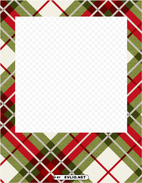 images of christmas plaid border - free christmas frames transparent PNG transparency