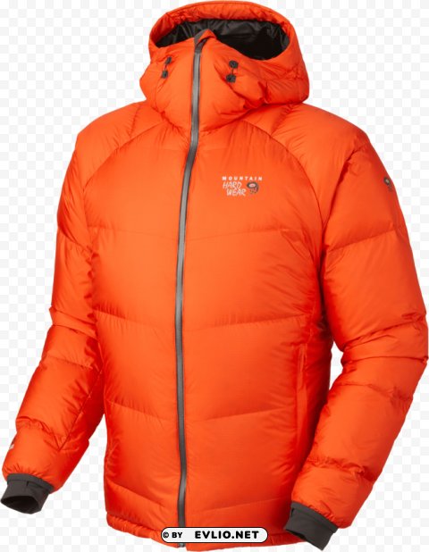 orange jacket PNG with clear background set