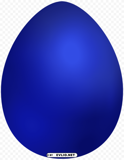 blue easter egg PNG without watermark free