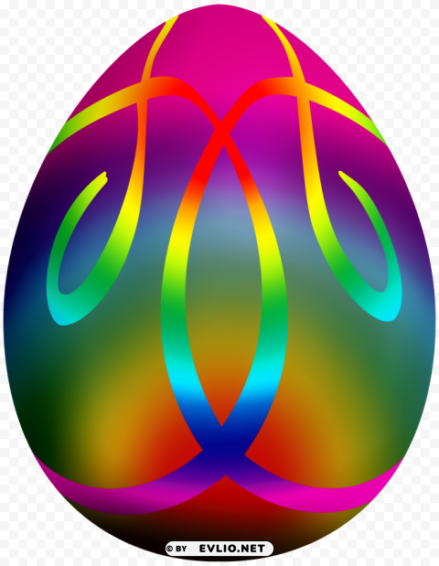 colorful easter egg Transparent Background Isolation in HighQuality PNG
