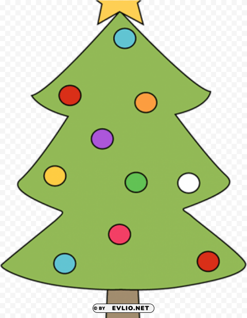lit christmas tree outline PNG for mobile apps