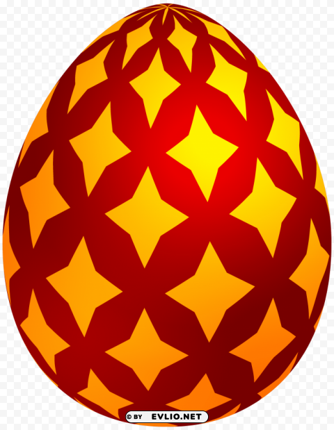 red easter decorative egg Transparent PNG graphics variety