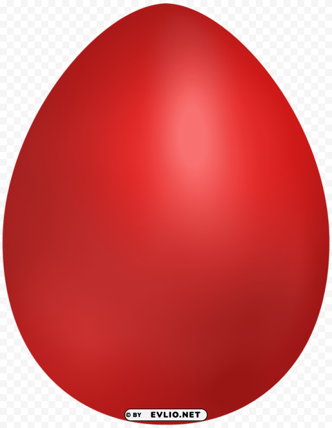 red easter egg PNG without background