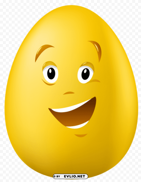  easter talking yellow eggpicture Isolated Subject in Transparent PNG